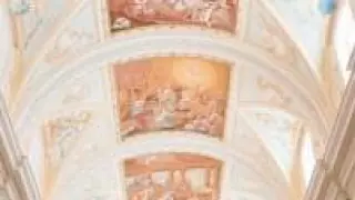 Pinturas de Bayeu en la iglesia de La Cartuja, en Sariñena.