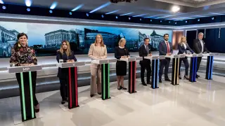 Debate de los líderes de los partidos en Suecia