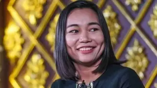 La presentadora Htet Htet Khine, en una imagen de archivo.