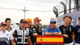 Homenaje de la Fórmula 1 a Fernando Alonso