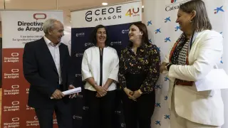Miguel Marzo, Susana Alejandro, Rosa Monge y María Sasot.