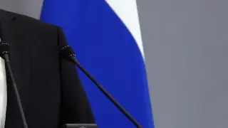El presidente de Rusia, Vladímir Putin, en Astana