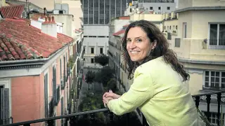 La aragonesa Natividad Isabel Peña Bonilla, hace unos días en Madrid