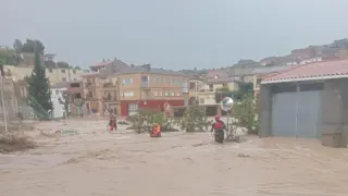Lluvias en el Bajo Aragón.