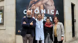 Víctor Lucea, Sara Calero, Miguel Ángel Berna y Sara Fernández