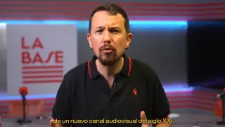 Pablo Iglesias anuncia su nueva televisión por internet.