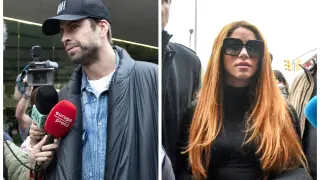 Piqué y Shakira a su llegada al juzgado