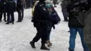 Imagen de archivo de la Policía rusa en Moscú.