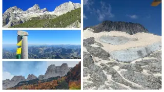 Algunos de los tresmil más importantes del Pirineo aragonés.