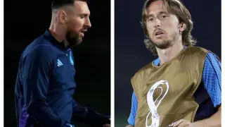 Messi y Modric, líderes de Argentina y Croacia