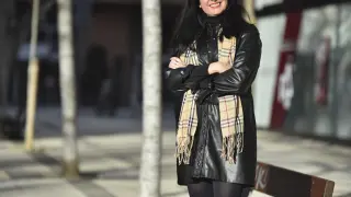 Lorena Orduna, candidata del PP al Ayuntamiento de Huesca.