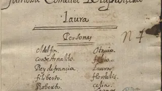 'La francesa Laura', obra descubierta de Lope de Vega.