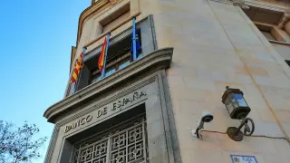 Oficina del Banco de España en Zaragoza.