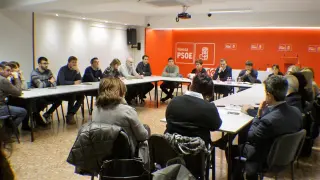 Reunión de la Ejecutiva Provincial del PSOE Alto Aragón.