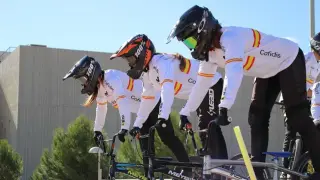 Tres aragonesas en la selección española de BMX