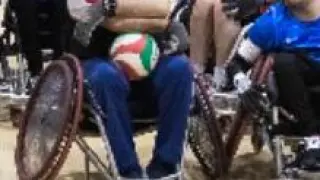 Equipo de rugby en silla de ruedas del CD Adapta