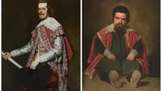 'Felipe IV en Fraga' y 'El Primo', pintados por Velázquez en 1644,se pueden ver en el Museo del Prado hasta el 2 de julio.