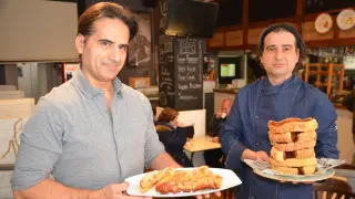 Los hermanos Juan Carlos y José María Calvo, del Café Chicago