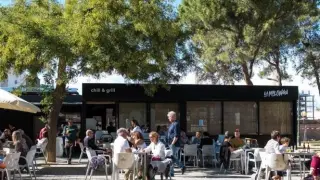 Quiosco La Milonga, en el Parque Pignatelli de Zaragoza