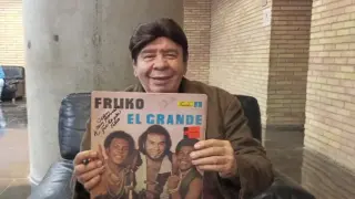 El artista colombiano Fruko, en el Auditorio de Zaragoza.
