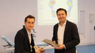 Javier (izquierda) y Víctor Alfaro, director general y director técnico de Podoactiva.
