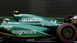 Gran Premio de Australia: Fernando Alonso, en acción en la calificación