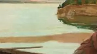 ‘Barquero’, óleo que Mariano Oliver Aznar pintó en 1906.