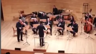 La Orquesta de Cámara Enigma, en un momento del concierto de este lunes
