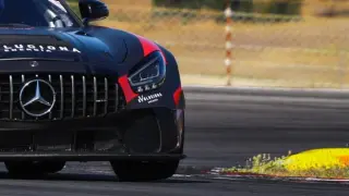 El Mercedes-AMG GT4 de NM Racing Team, en el Autódromo Internacional do Algarve
