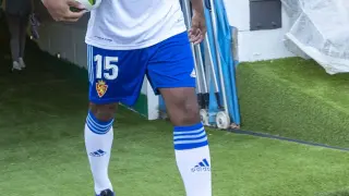 Jairo Quinteros, el día que fue presentado en La Romareda como nuevo jugador del Real Zaragoza