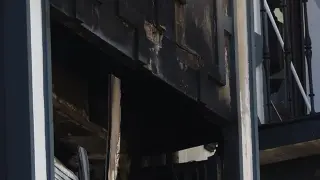 Incendio en una vivienda en Barakaldo.
