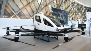 Presentación vehículo aéreo Mobility City