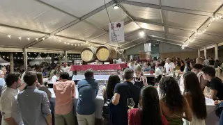 Imágenes del Festival Vino Somontano, catas y degustación.