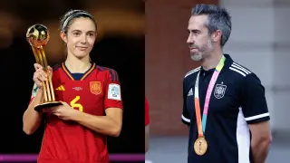 Aitana Bonmatí (FC Barcelona y España) y el seleccionador español