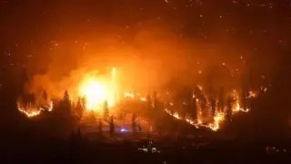 Incendios forestales en Canadá.