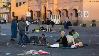 Terremoto en Marruecos: heridos en la plaza de Marrakech