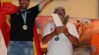 Esteve Martínez, campeón en categoría individual del LXIX Campeonato del Mundo de pesca de agua dulce.