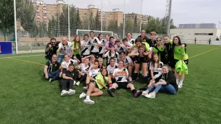 Equipo del CD Unión La Jota Vadorrey, uno de los clubes que ya cuentan con sección femenina propia.