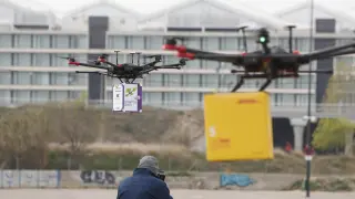Hasta ahora, las empresas se han interesado por emplazamientos como el parquin sur de la Expo, donde está proyectado un puerto de aterrizaje y despegue vertical de drones