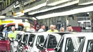 Fabricación de automóviles de Stellantis en Figueruelas, la mayoría para exportación.