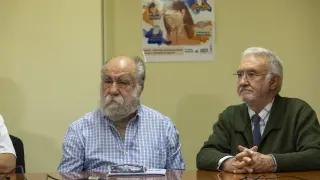 Miguel Lierta y José Piquer Caballero, de la Asociación Ictus de Aragón (Aida).