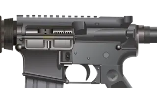 Rifle AR-15 como el usado por el autor del tiroteo en Maine