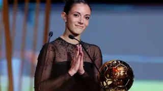 Aitana Bonmatí, ganadora del Balón de Oro 2023