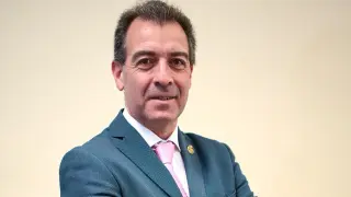 Carmelo Pérez, alcalde de Belchite.