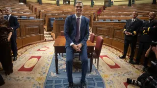 Pedro Sánchez, investido presidente del Gobierno en el Congreso de los Diputados