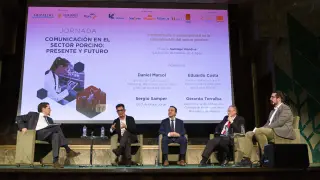 De izquierda a derecha, Santiago Mendive, Daniel Marsol, Eduardo Costa, Sergio Samper y Gerardo Torralba.