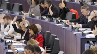 European Parliament session in Strasbourg