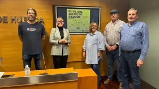 Presentación de la Ruta del Belén de Aragón en la Diputación Provincial de Huesca.