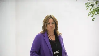 Paula Uribe, profesora de la Universidad de Zaragoza y pionera en el uso de drones aplicados a la arqueología.
