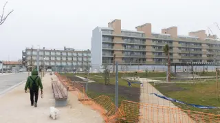 Las 65 viviendas del parque Pignatelli, prácticamente terminadas, el pasado mes de diciembre.